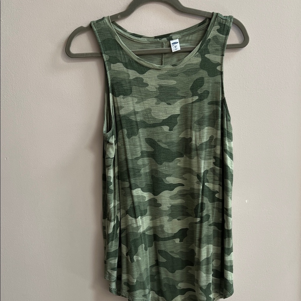 Old Navy Camouflage Tank Top